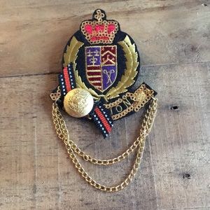 College look clip on patch